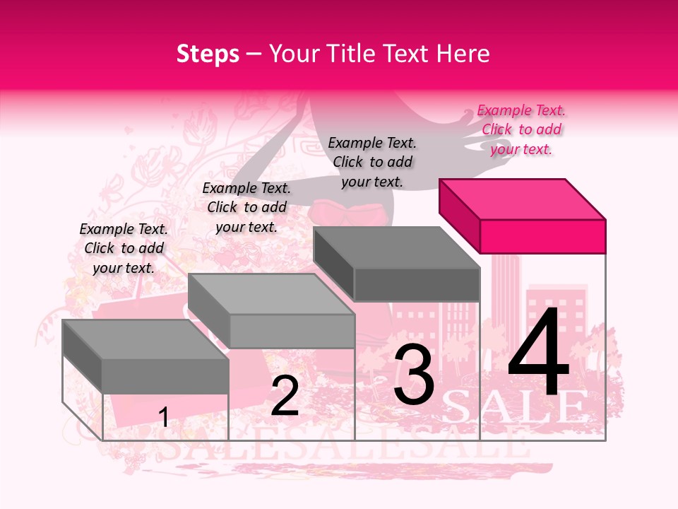 Beautiful Frame Lady PowerPoint Template