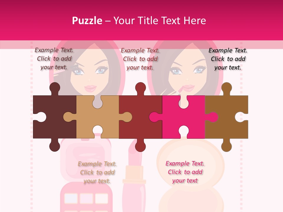 Femine Mid Young PowerPoint Template