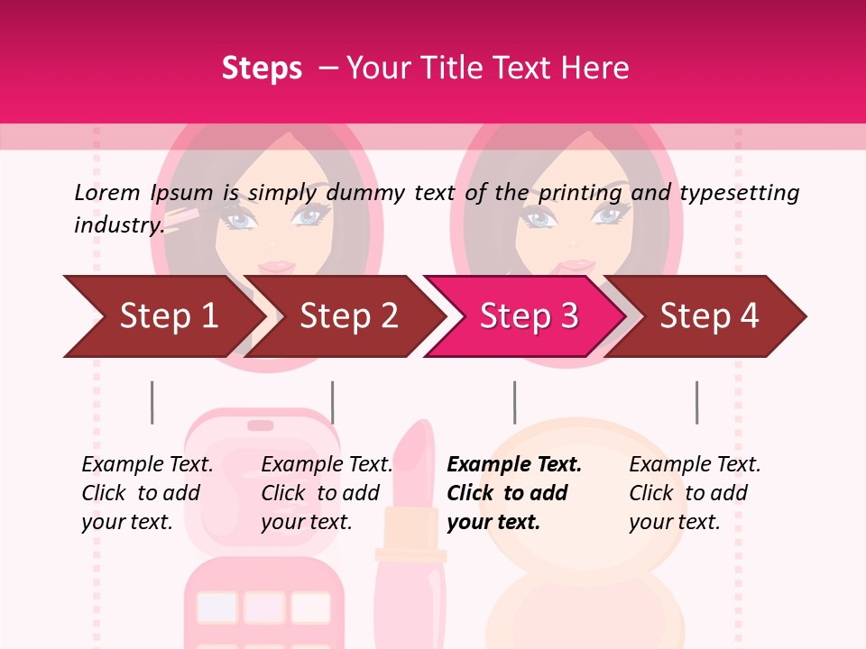 Femine Mid Young PowerPoint Template