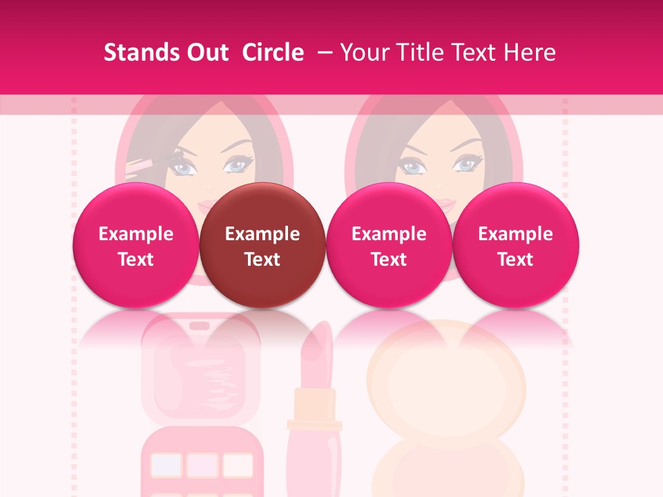 Femine Mid Young PowerPoint Template