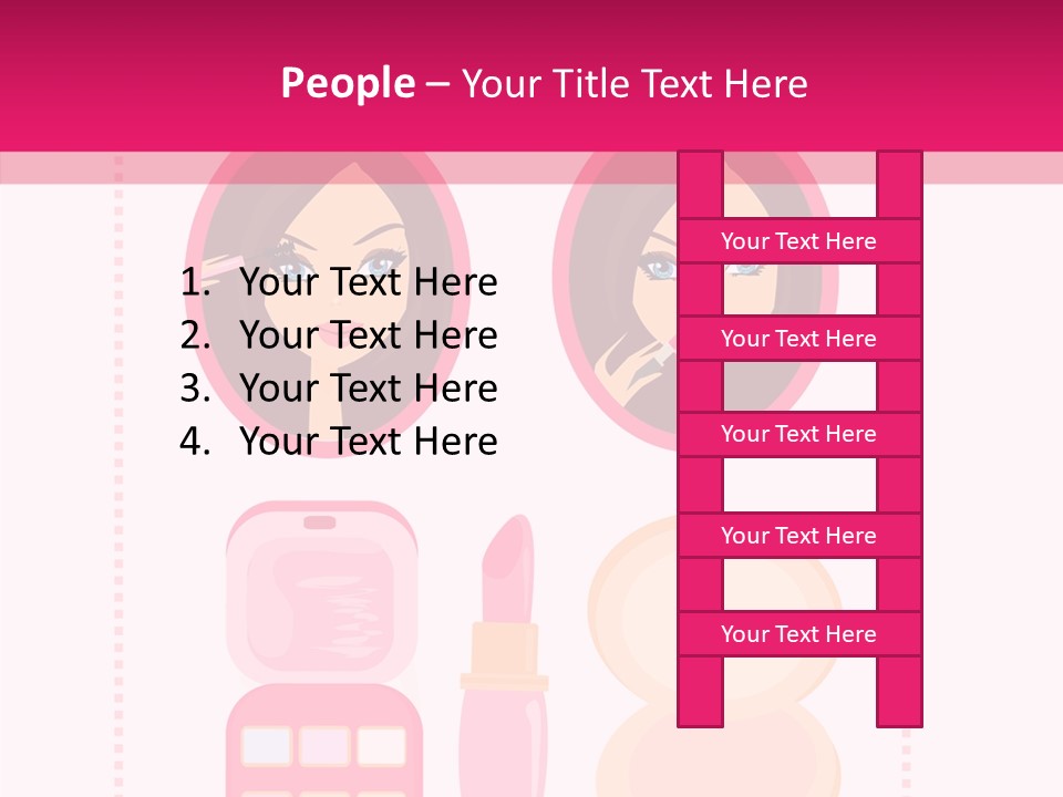 Femine Mid Young PowerPoint Template