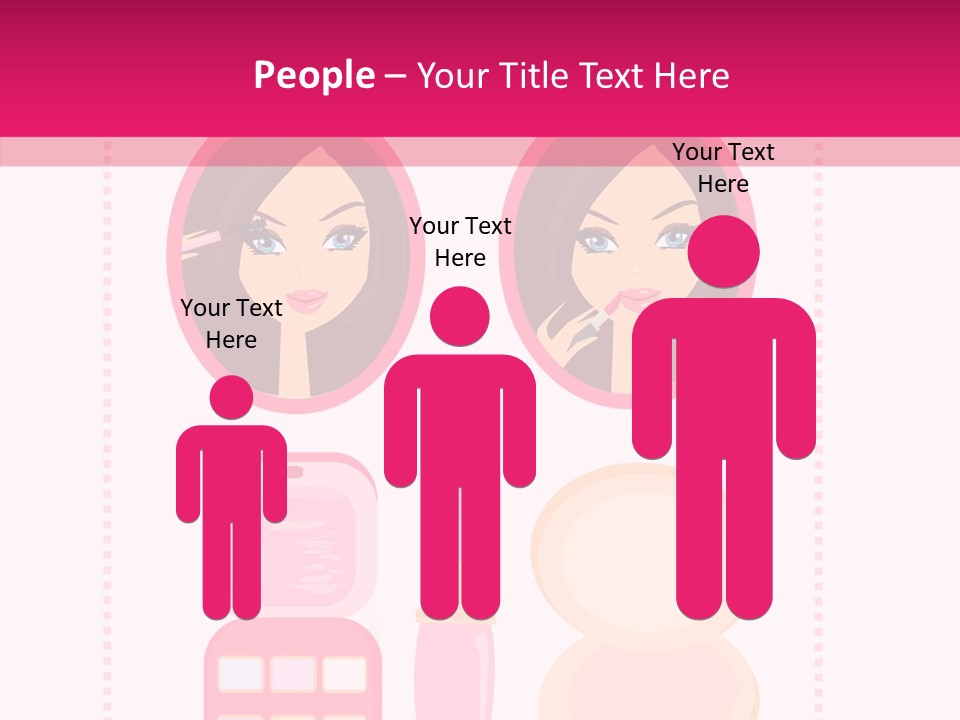 Femine Mid Young PowerPoint Template