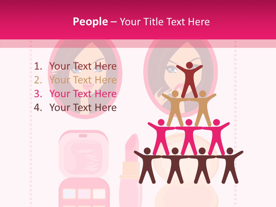 Femine Mid Young PowerPoint Template