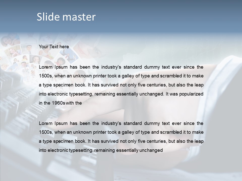 Touch Simplicity Choice PowerPoint Template