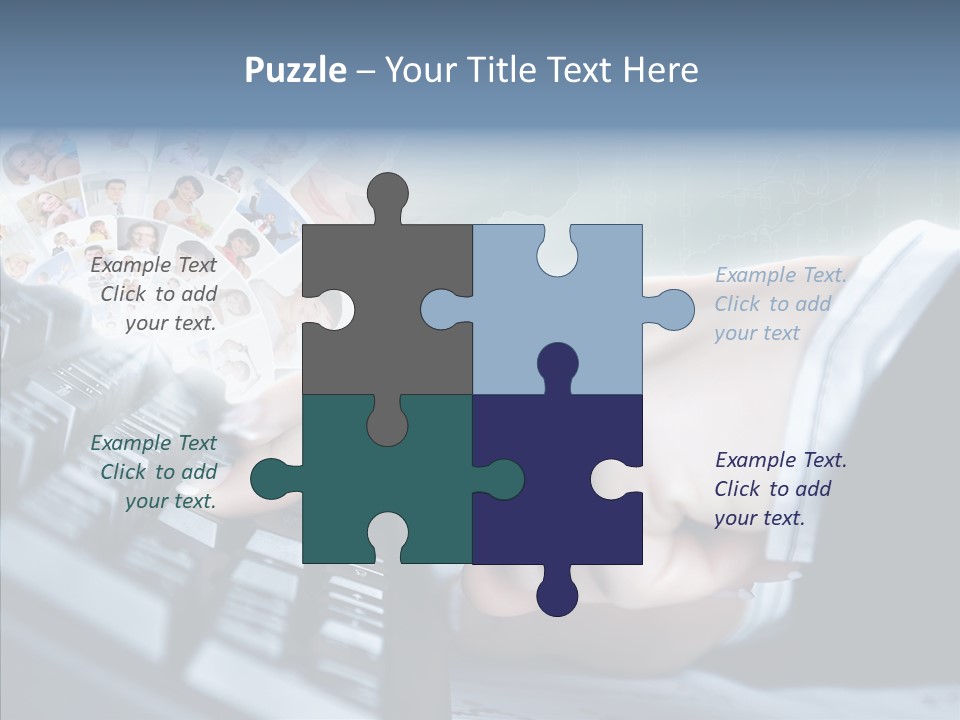 Touch Simplicity Choice PowerPoint Template