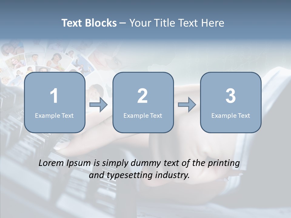 Touch Simplicity Choice PowerPoint Template