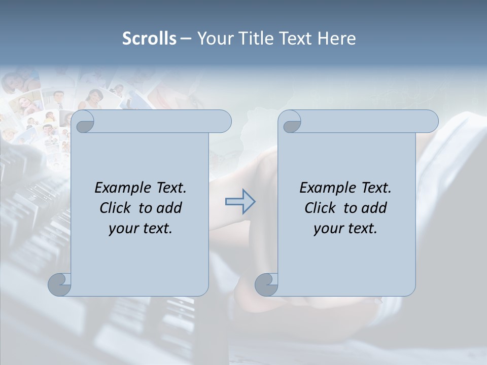 Touch Simplicity Choice PowerPoint Template