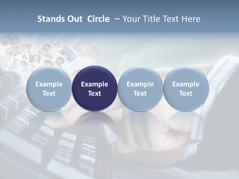 Touch Simplicity Choice PowerPoint Template
