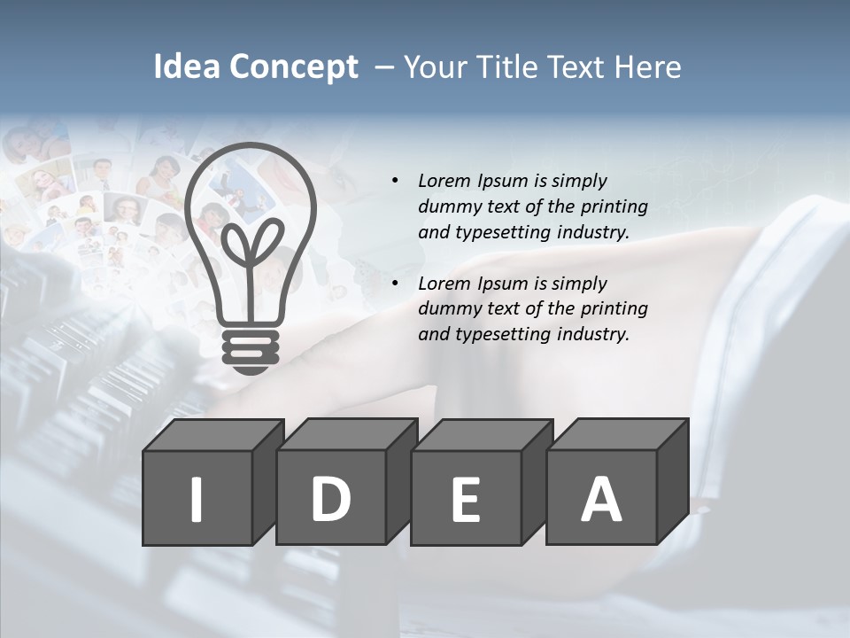 Touch Simplicity Choice PowerPoint Template