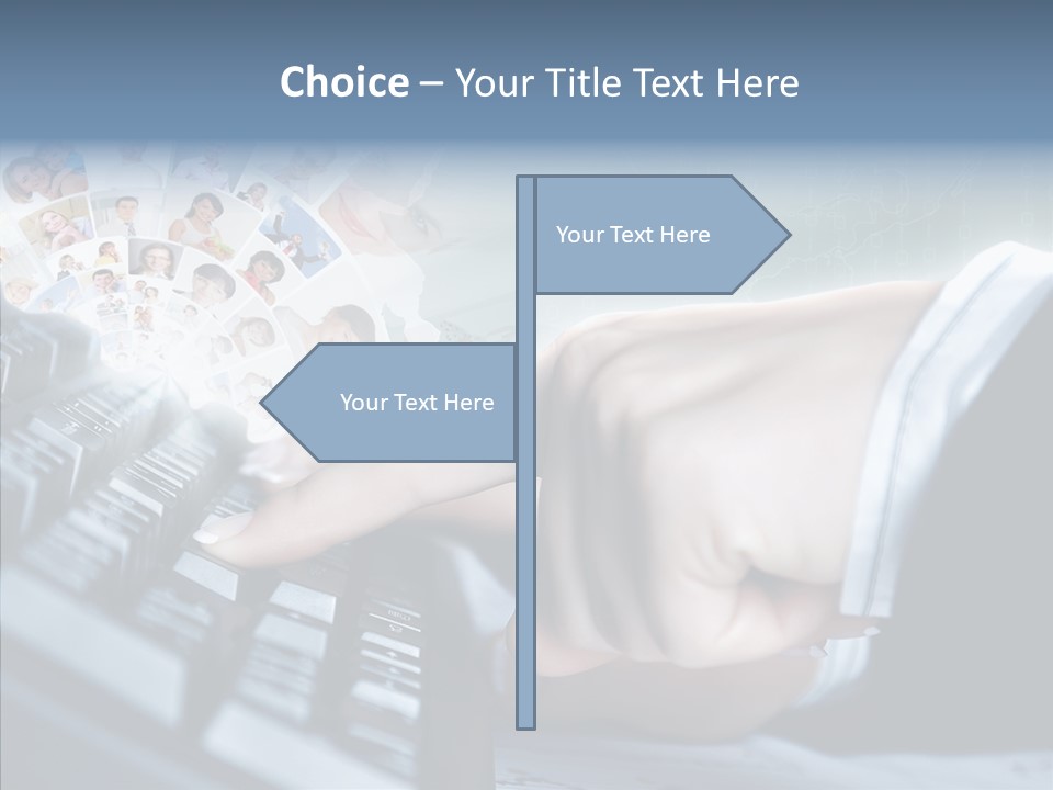 Touch Simplicity Choice PowerPoint Template