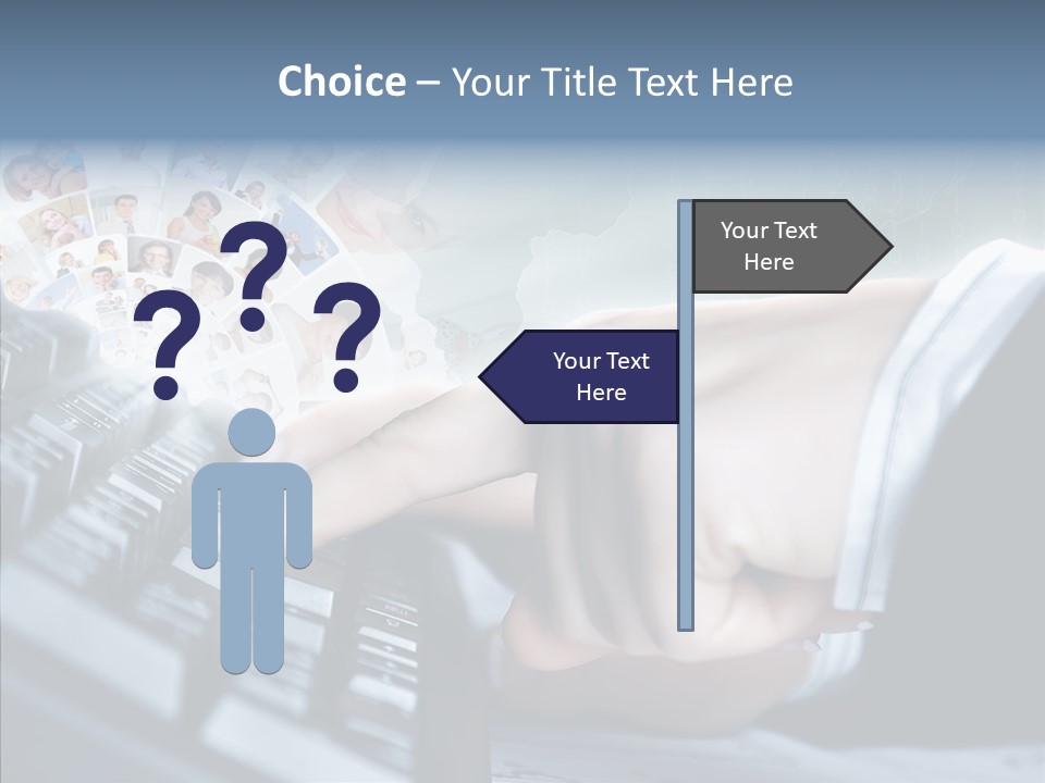 Touch Simplicity Choice PowerPoint Template