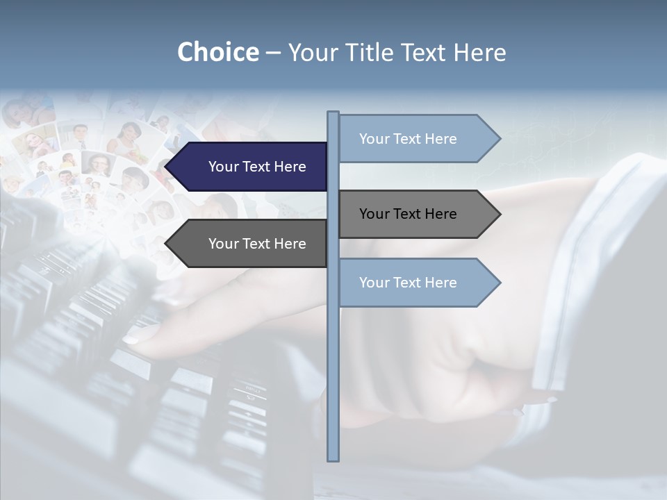 Touch Simplicity Choice PowerPoint Template
