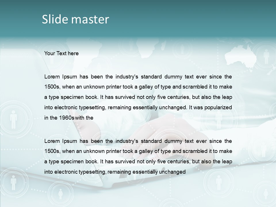 Internet Computer Screen PowerPoint Template