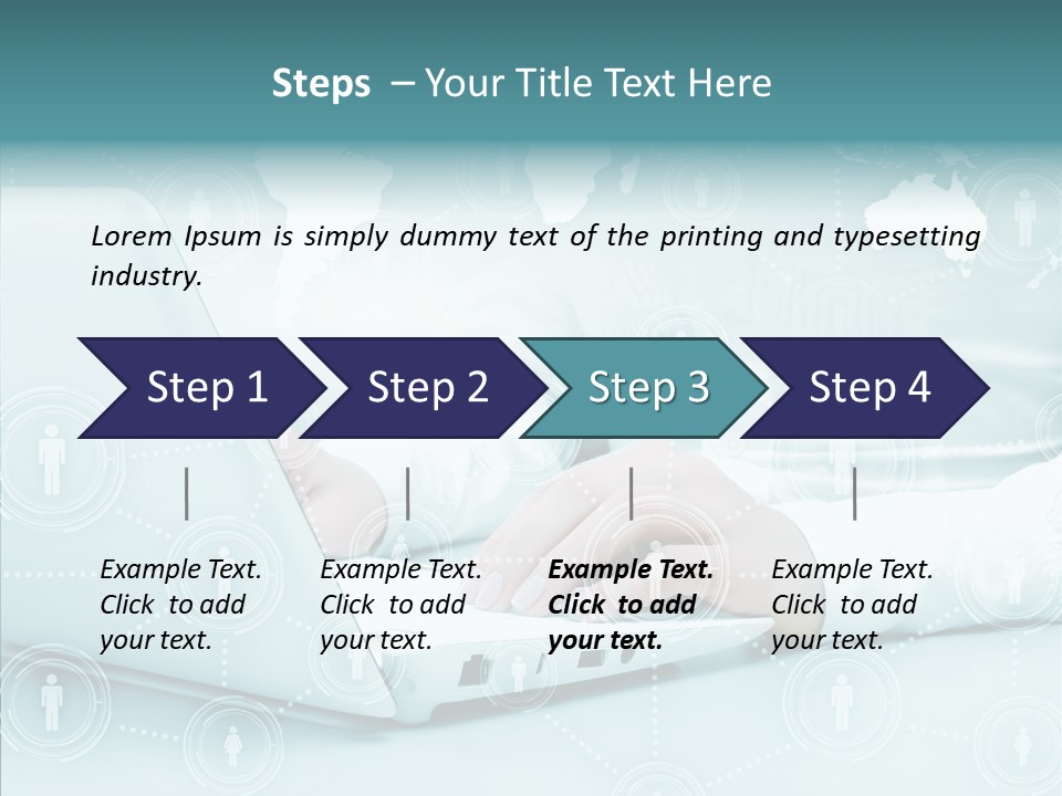 Internet Computer Screen PowerPoint Template