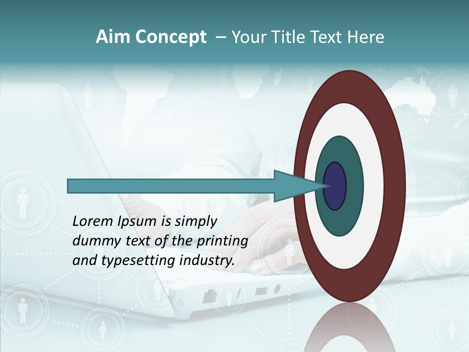 Internet Computer Screen PowerPoint Template