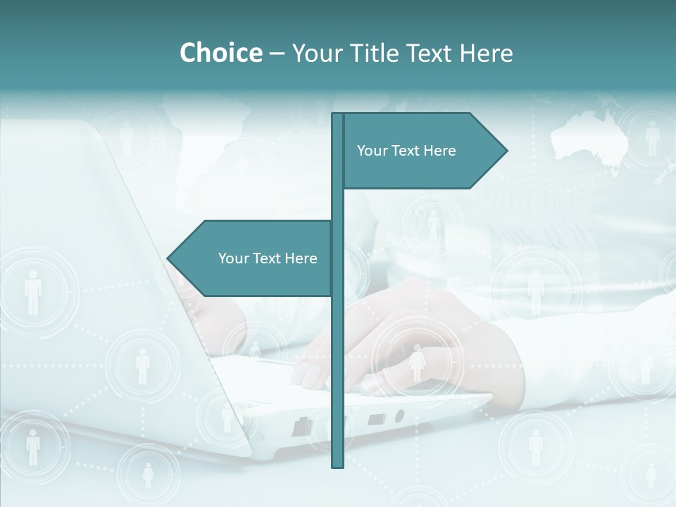 Internet Computer Screen PowerPoint Template