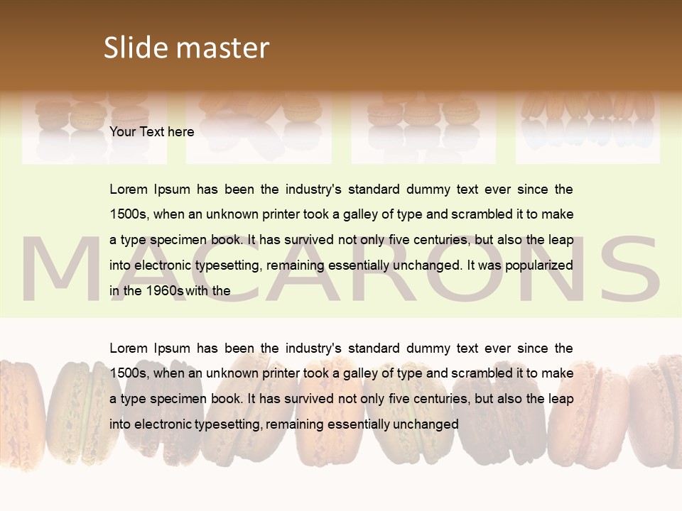 Parfums Cuisinier Collage PowerPoint Template