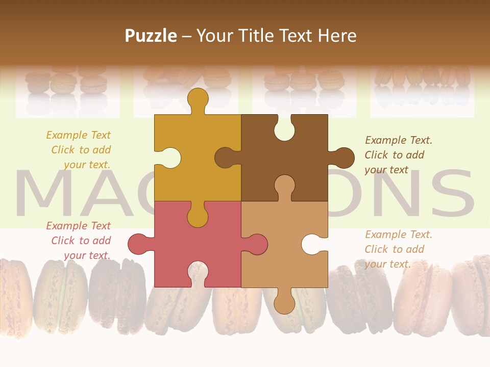 Parfums Cuisinier Collage PowerPoint Template