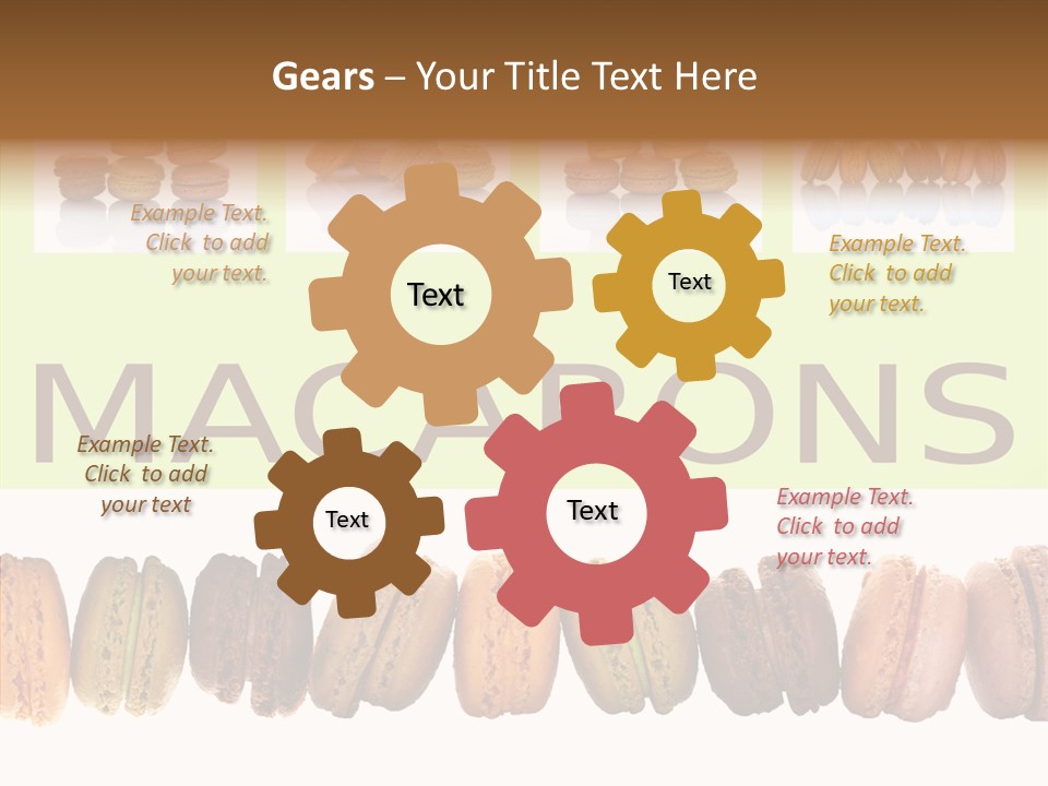 Parfums Cuisinier Collage PowerPoint Template