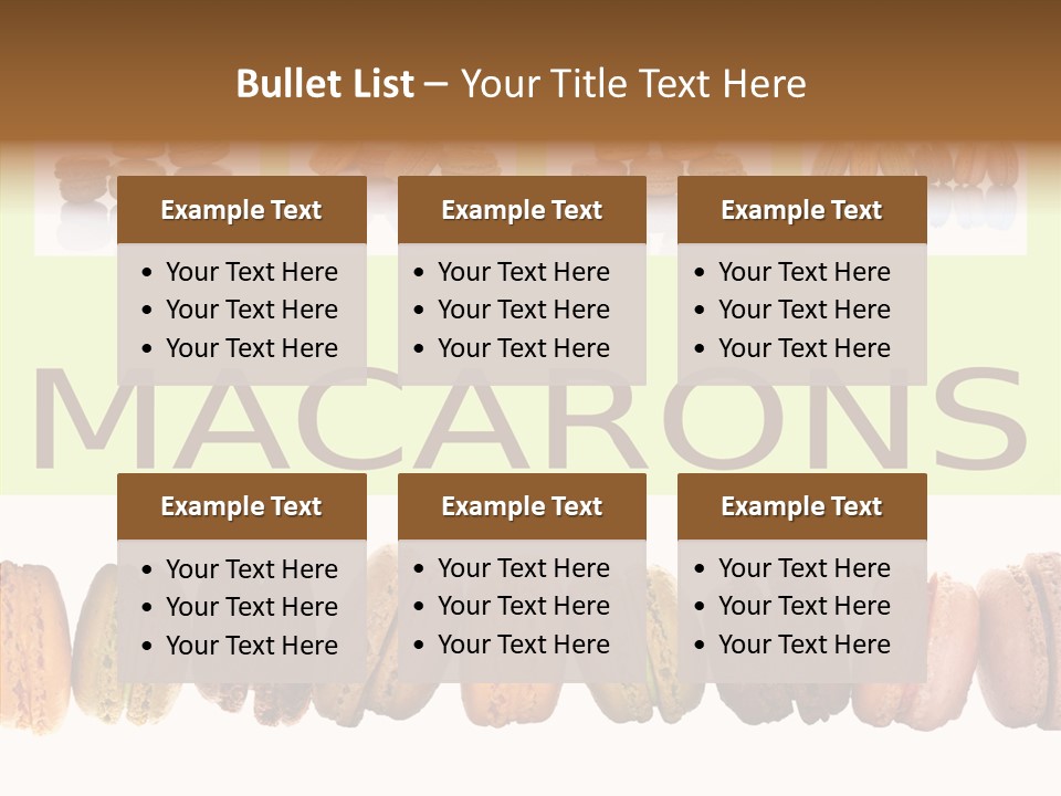 Parfums Cuisinier Collage PowerPoint Template