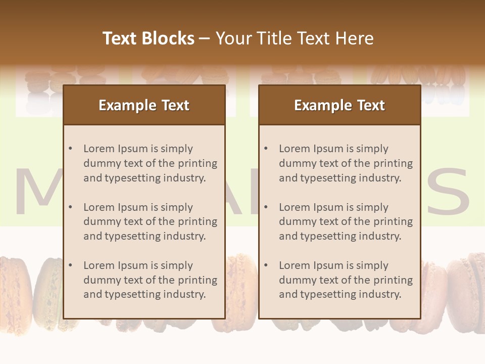 Parfums Cuisinier Collage PowerPoint Template