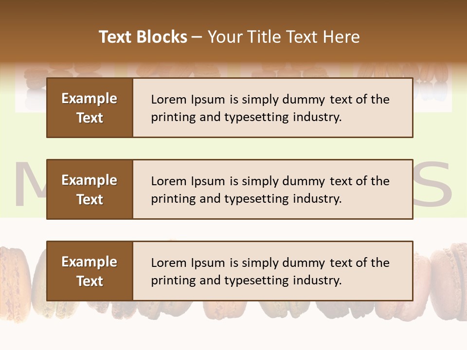 Parfums Cuisinier Collage PowerPoint Template