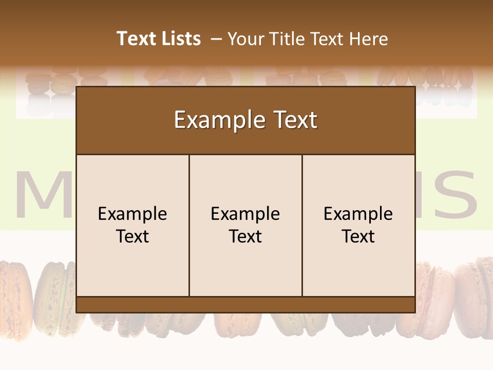 Parfums Cuisinier Collage PowerPoint Template