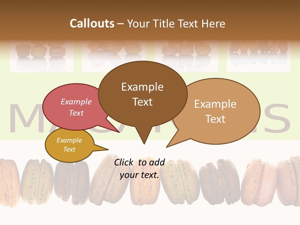 Parfums Cuisinier Collage PowerPoint Template