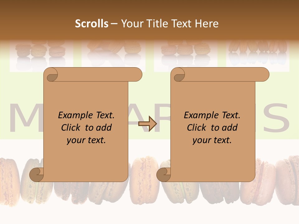 Parfums Cuisinier Collage PowerPoint Template