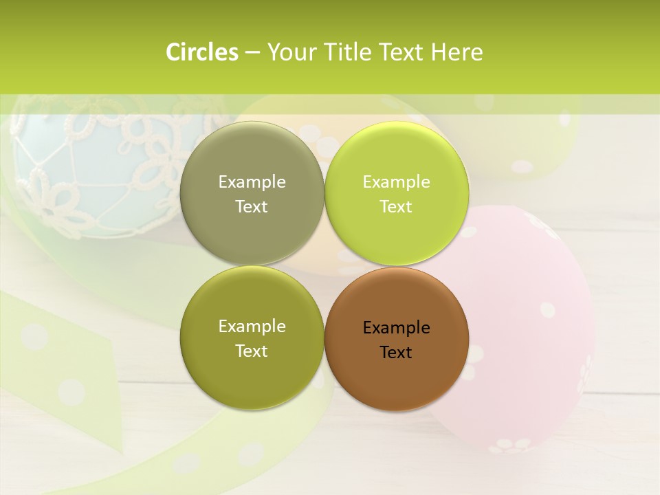 Easter Easter Eggs Wood PowerPoint Template