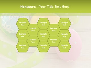 Easter Easter Eggs Wood PowerPoint Template
