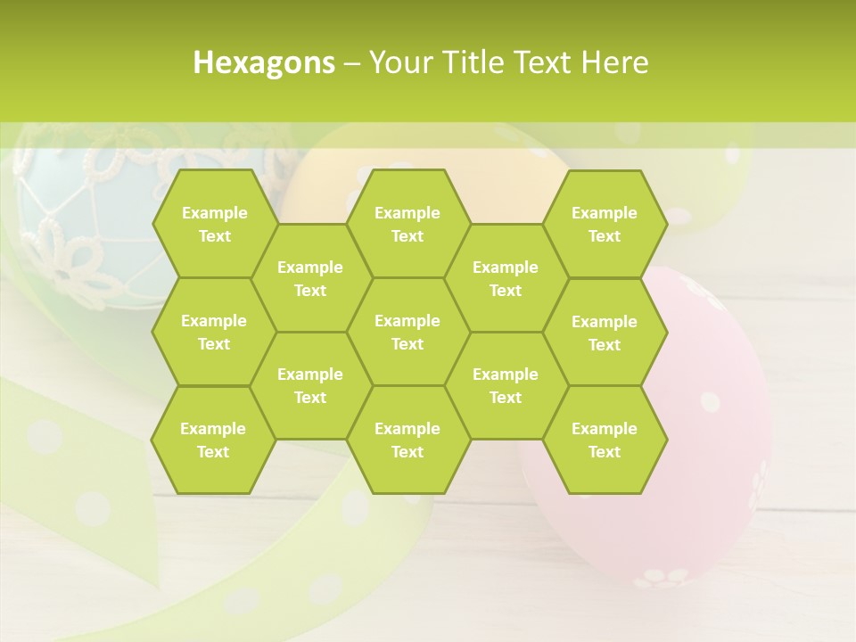 Easter Easter Eggs Wood PowerPoint Template