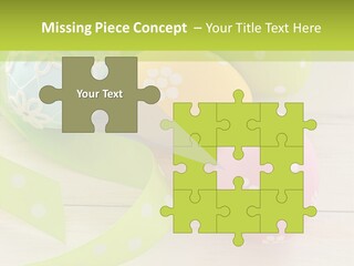 Easter Easter Eggs Wood PowerPoint Template