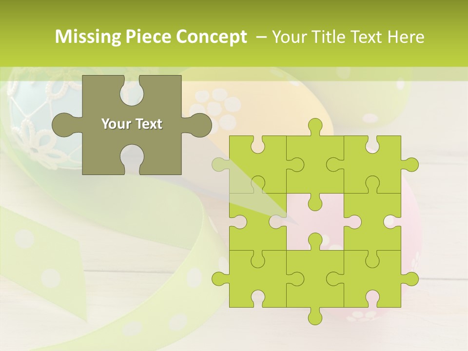 Easter Easter Eggs Wood PowerPoint Template