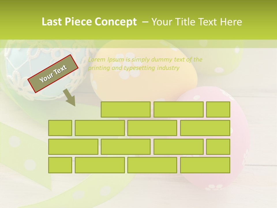 Easter Easter Eggs Wood PowerPoint Template