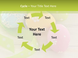 Easter Easter Eggs Wood PowerPoint Template