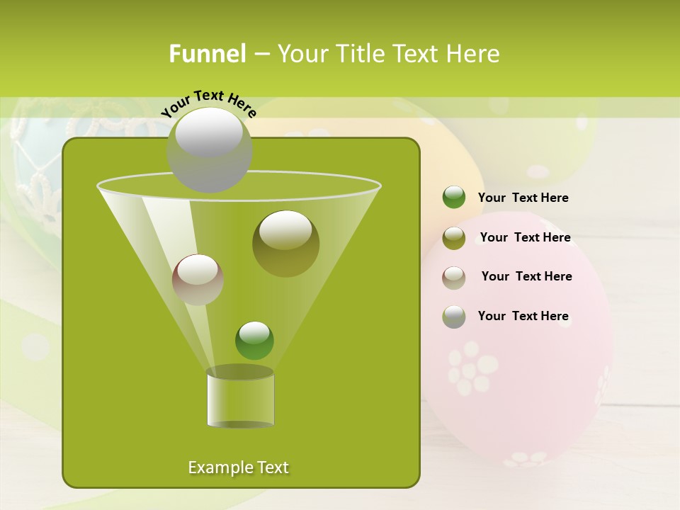 Easter Easter Eggs Wood PowerPoint Template