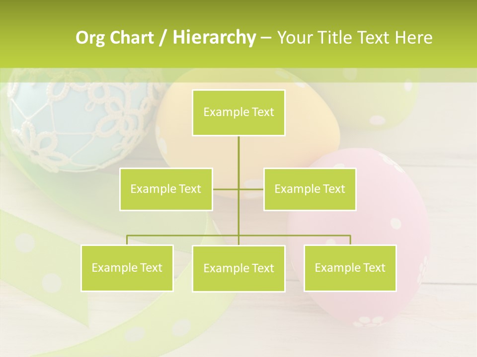 Easter Easter Eggs Wood PowerPoint Template