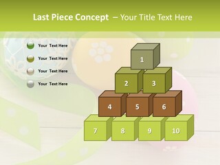Easter Easter Eggs Wood PowerPoint Template