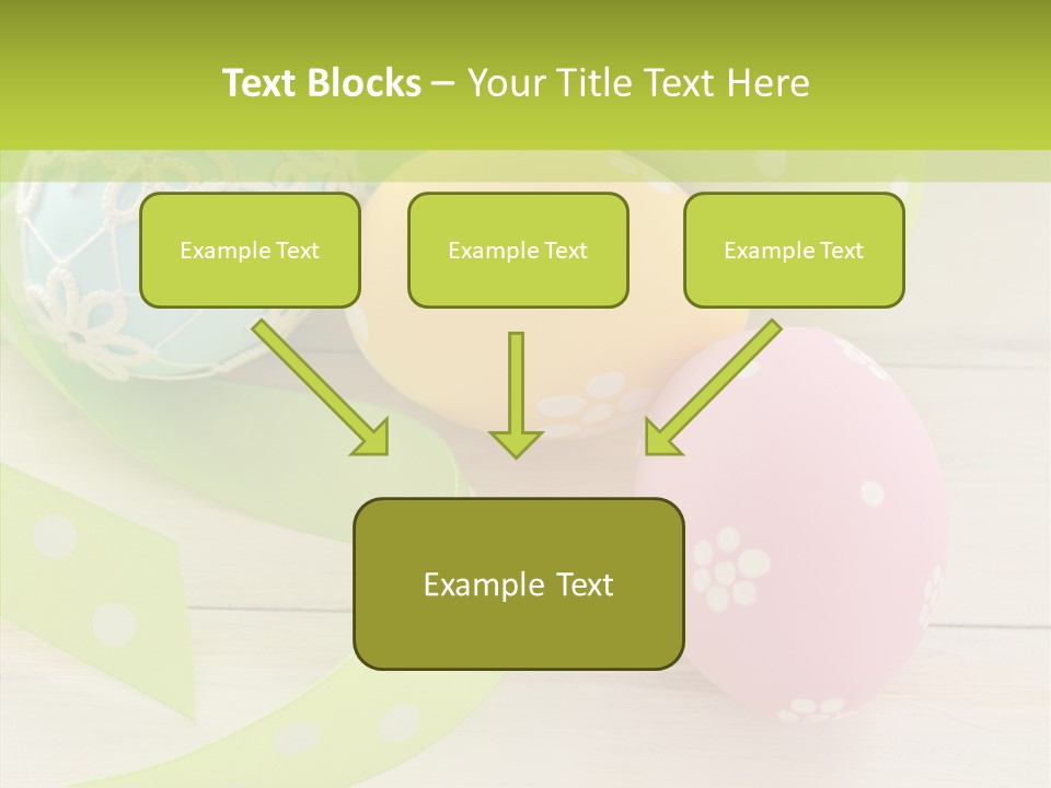 Easter Easter Eggs Wood PowerPoint Template