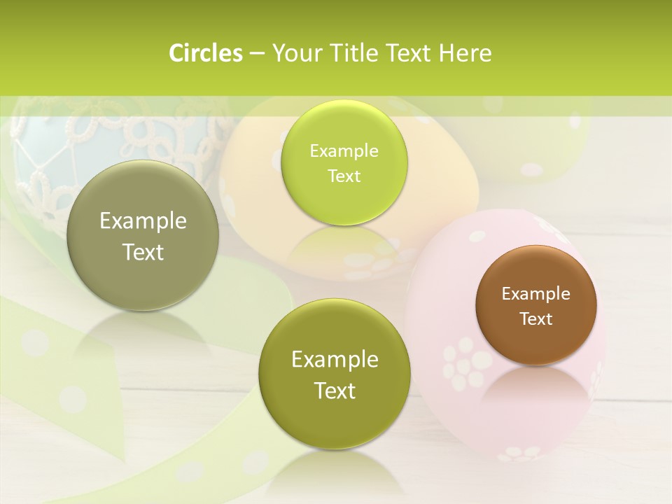 Easter Easter Eggs Wood PowerPoint Template