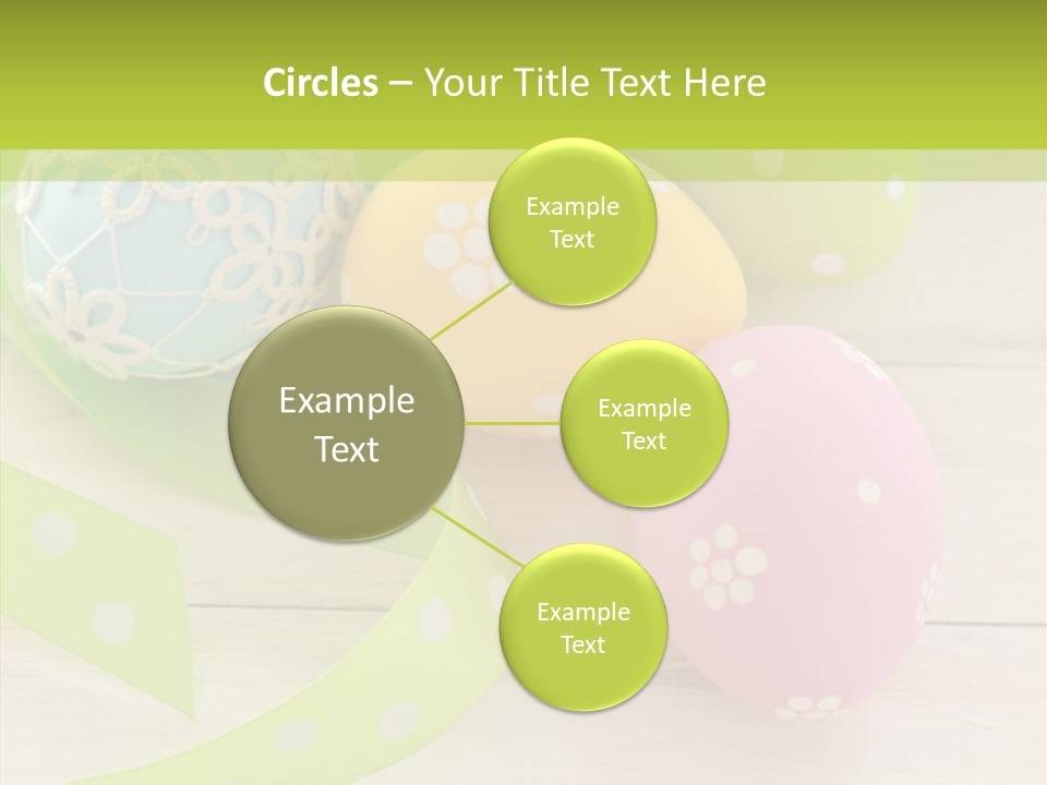 Easter Easter Eggs Wood PowerPoint Template