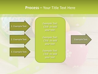 Easter Easter Eggs Wood PowerPoint Template
