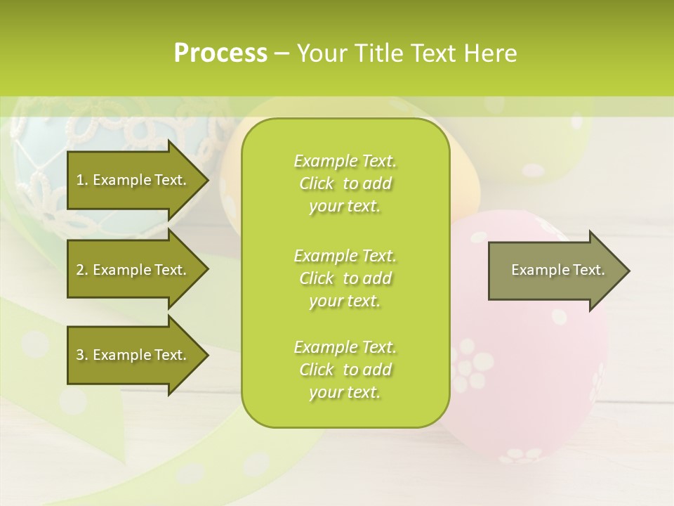 Easter Easter Eggs Wood PowerPoint Template