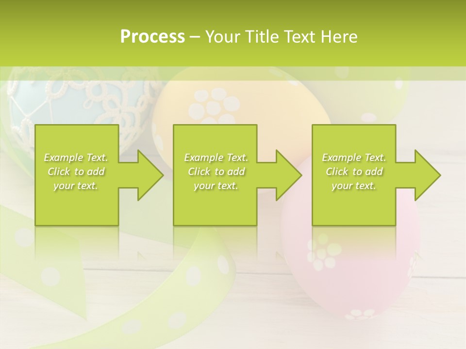 Easter Easter Eggs Wood PowerPoint Template