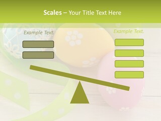 Easter Easter Eggs Wood PowerPoint Template