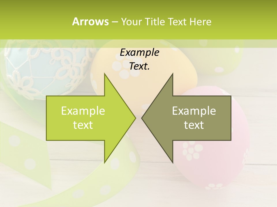 Easter Easter Eggs Wood PowerPoint Template