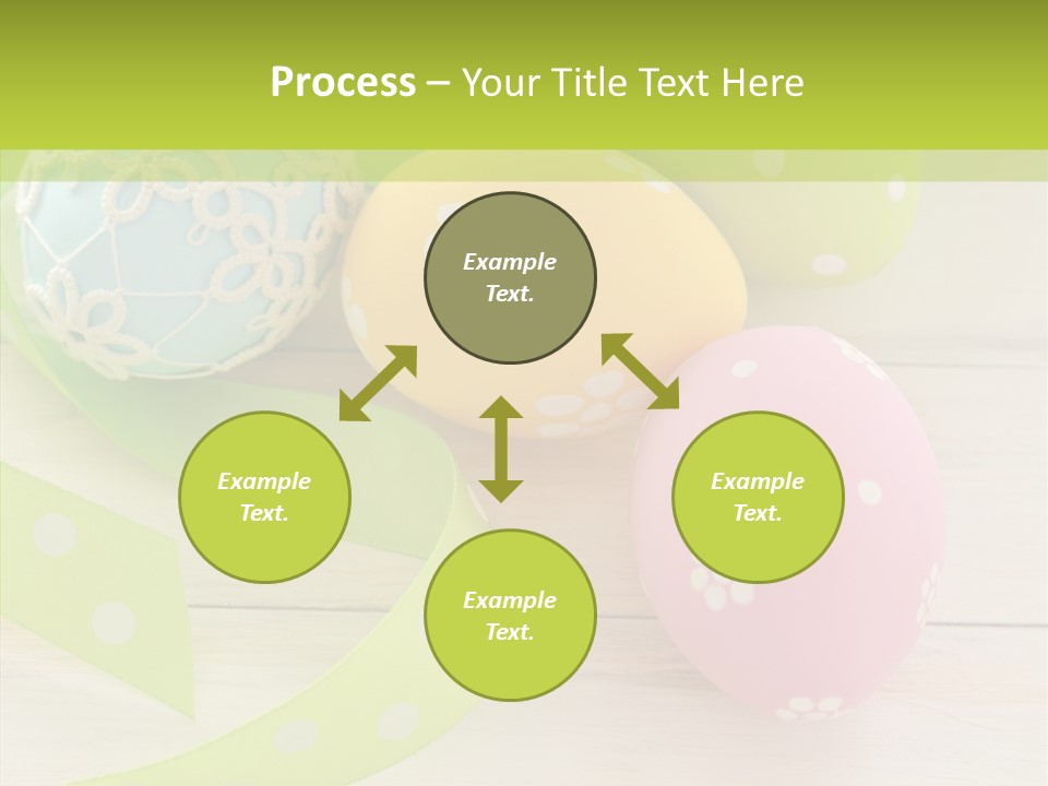 Easter Easter Eggs Wood PowerPoint Template
