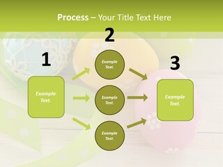 Easter Easter Eggs Wood PowerPoint Template