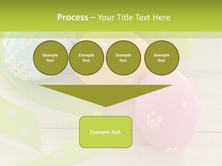 Easter Easter Eggs Wood PowerPoint Template